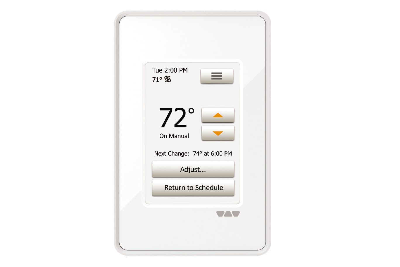 Schluter - DITRA-HEAT-E-RT Programmable Touch Thermostat Bright White 120V/240V
