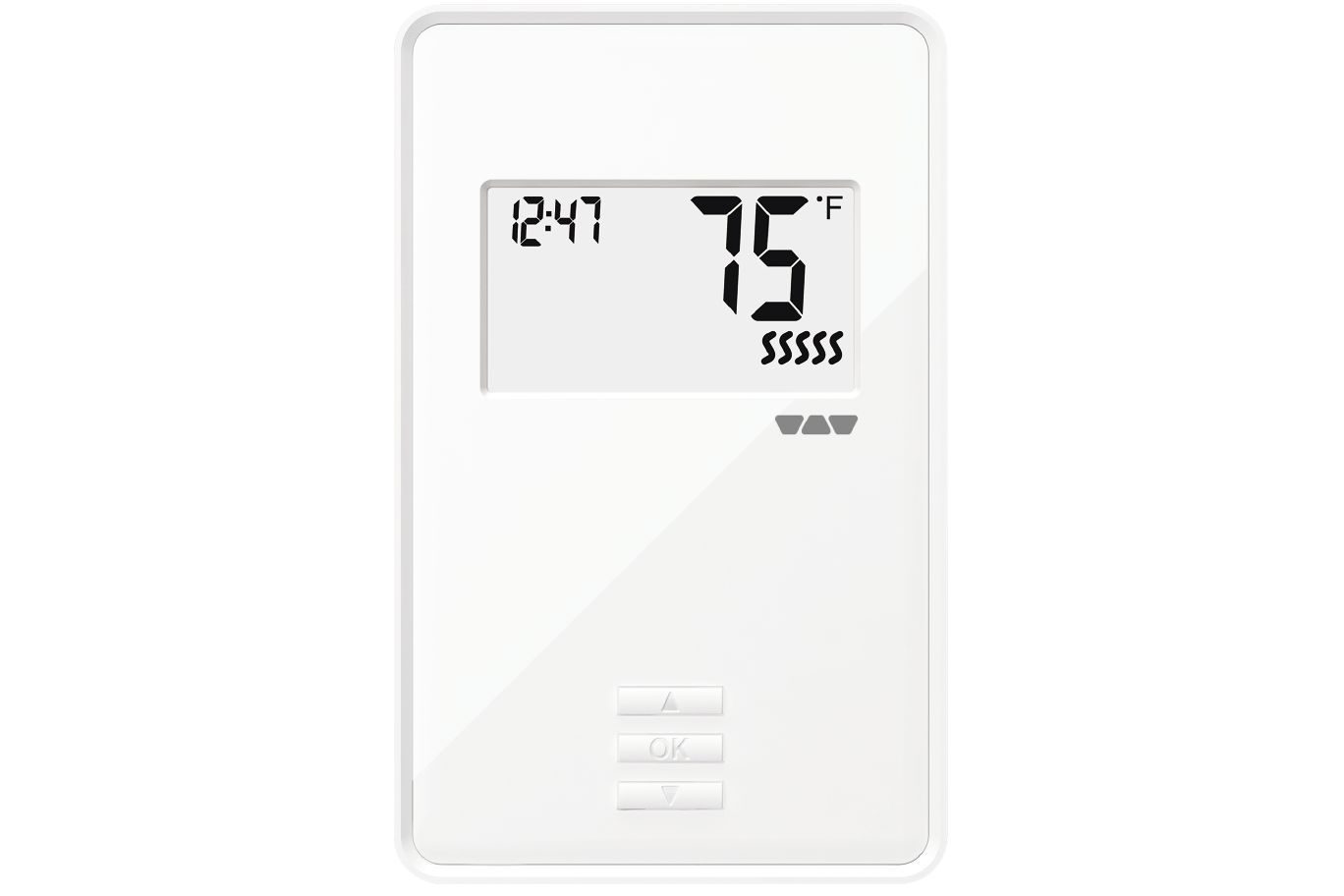 Schluter - DITRA-HEAT-E-R Thermostat non-programmable Blanc brillant 120V/240V