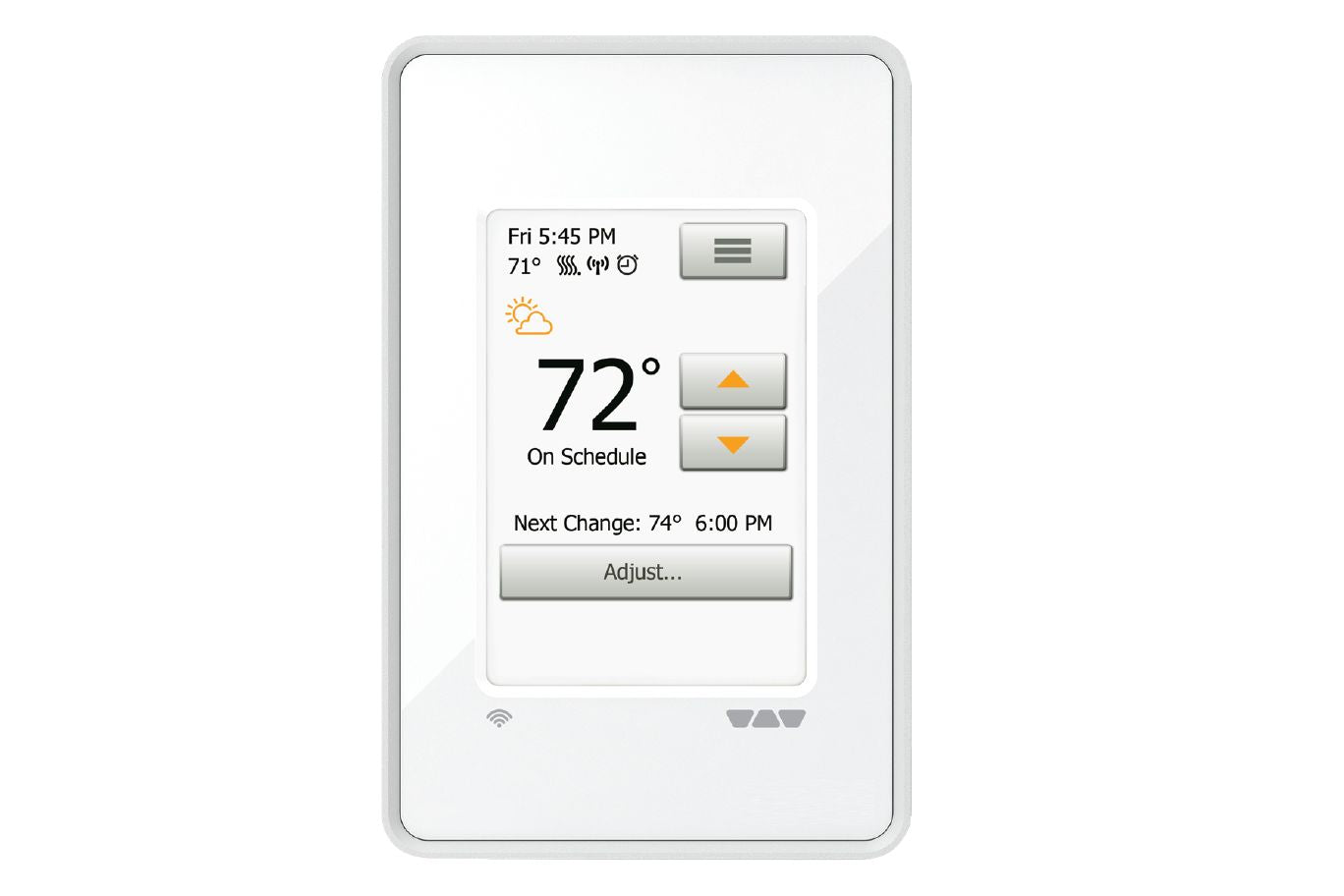 Schluter - DITRA-HEAT-E-WIFI Thermostat programmable sans fil Blanc brillant 120V/240V