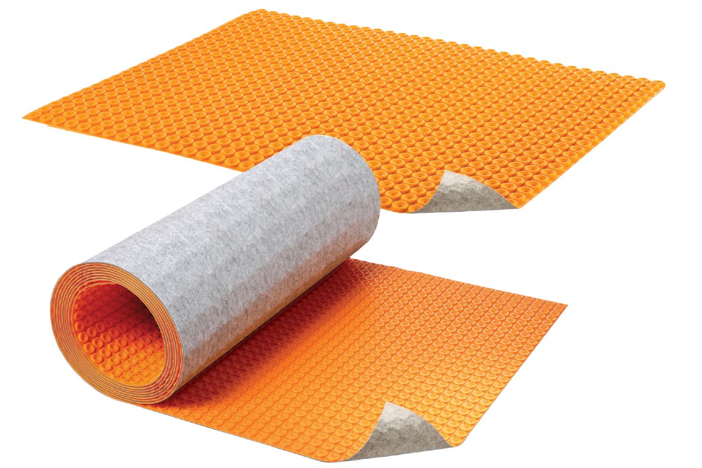 Schlüter DITRA-HEAT-DUO - Uncoupling membrane with sound attenuation