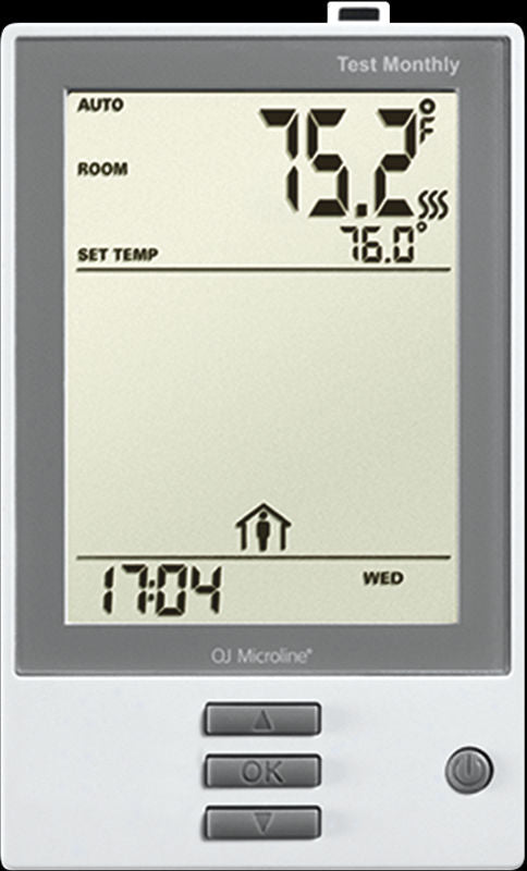 Flexdeco - 120V/240V programmable thermostat with class A GFCI